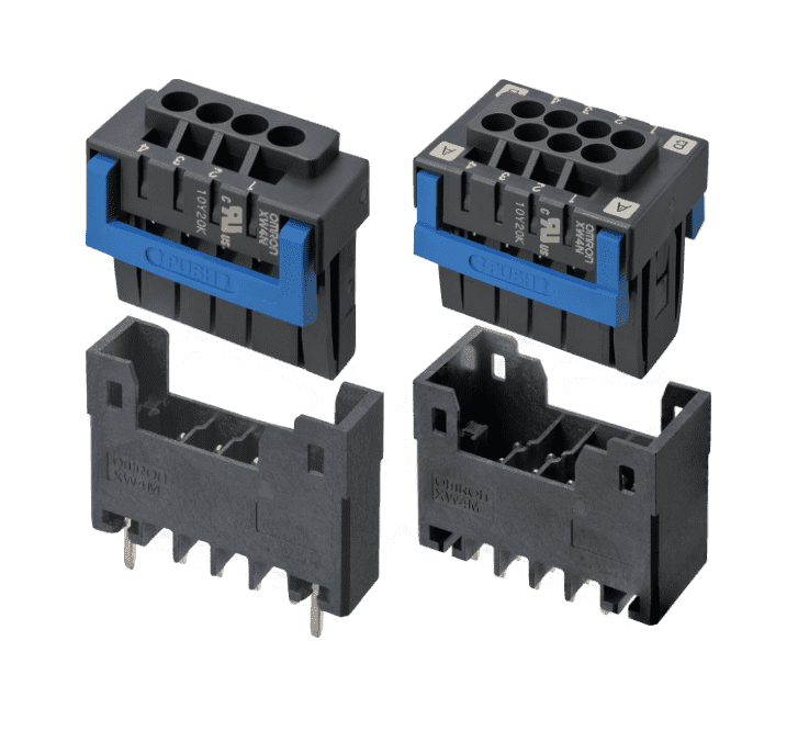 プッシュイン端子台基板用コネクタ