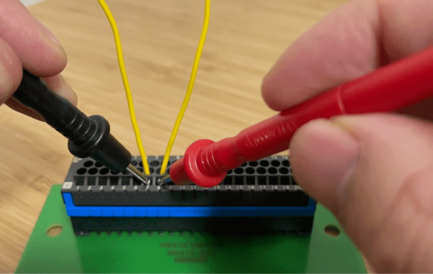 Terminal block continuity test