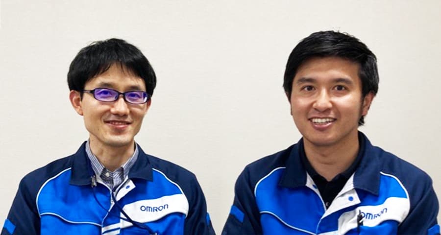 Tatsunori Sakaguchi, Global Quality management Group, Quality and Environment Dept, Production Division HQ/Yudai Yoshida, Quality Assurance Group for Diversified Application Relay, Quality Management Division Quality Assurance Dept.1