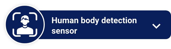 Human body detection sensor